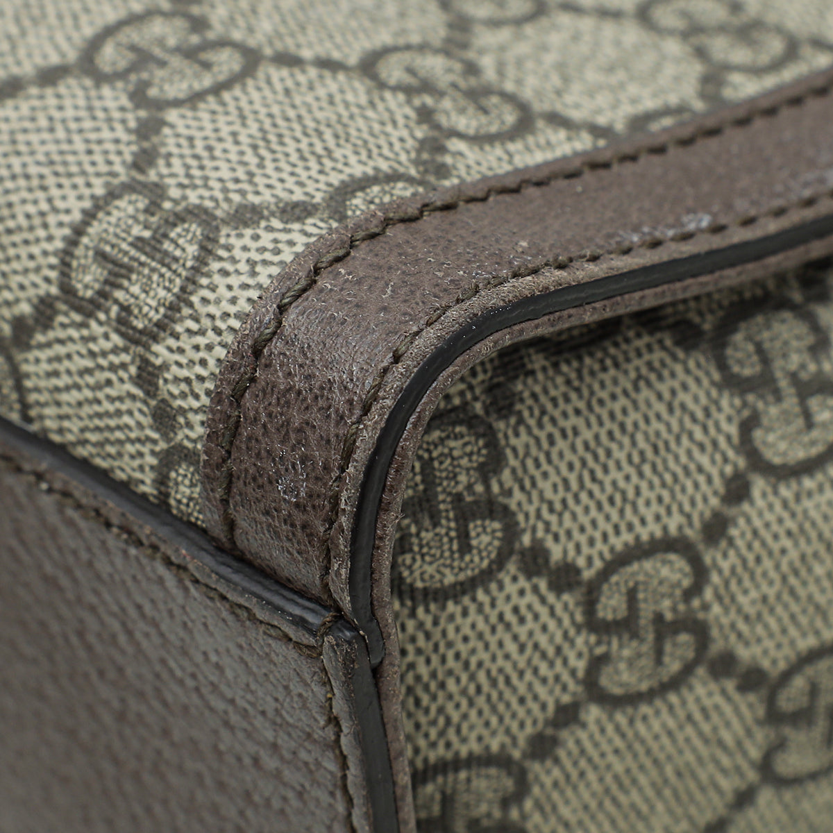 Gucci Leather Canvas Tote
