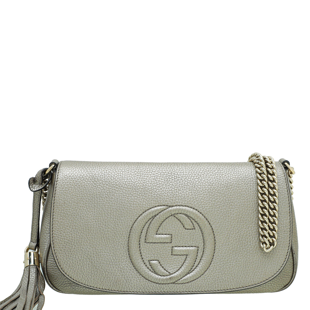 Gucci Chain Leather Shoulder Bag