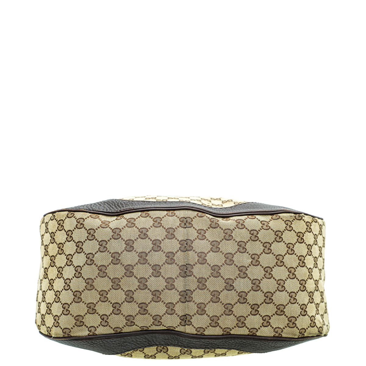 Gucci Leather Canvas Shoulder Bag