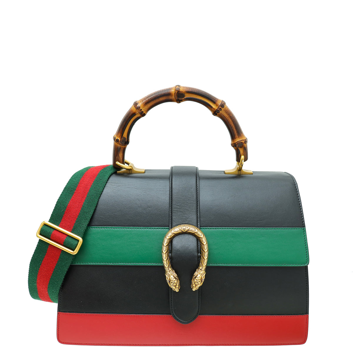 Gucci Leather Top Handle Shoulder Bag