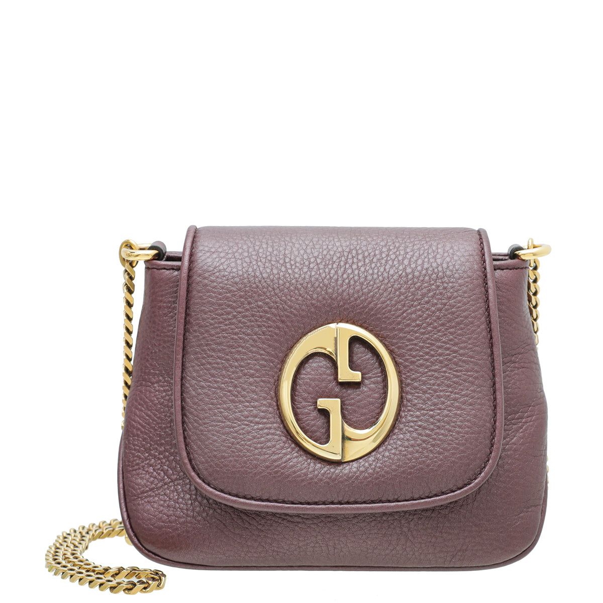 Gucci Chain Leather Shoulder Bag