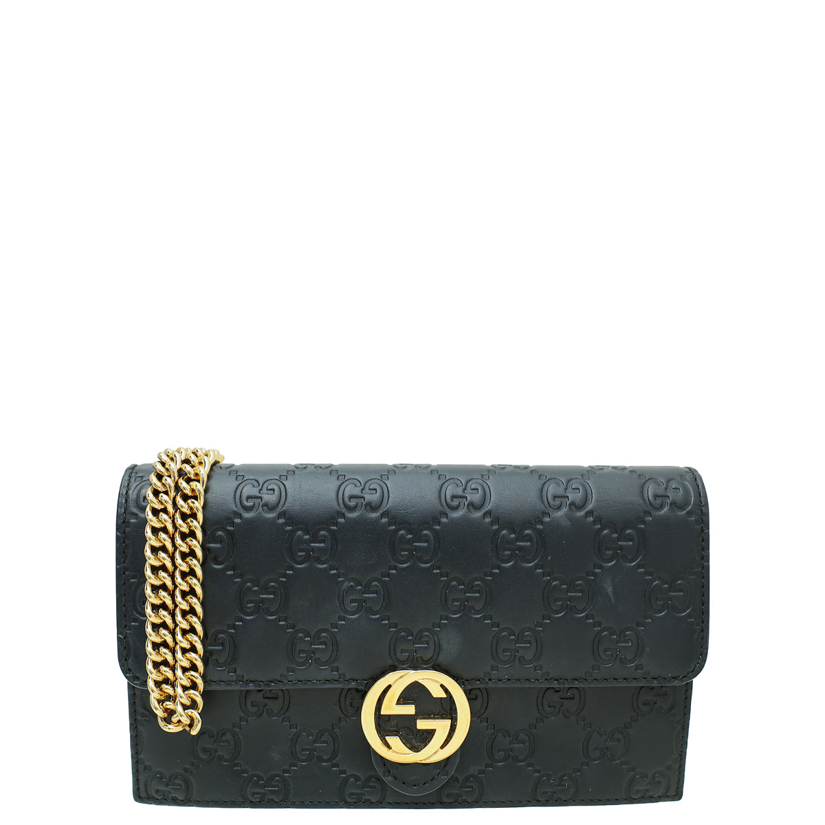 Gucci Chain Leather Crossbody