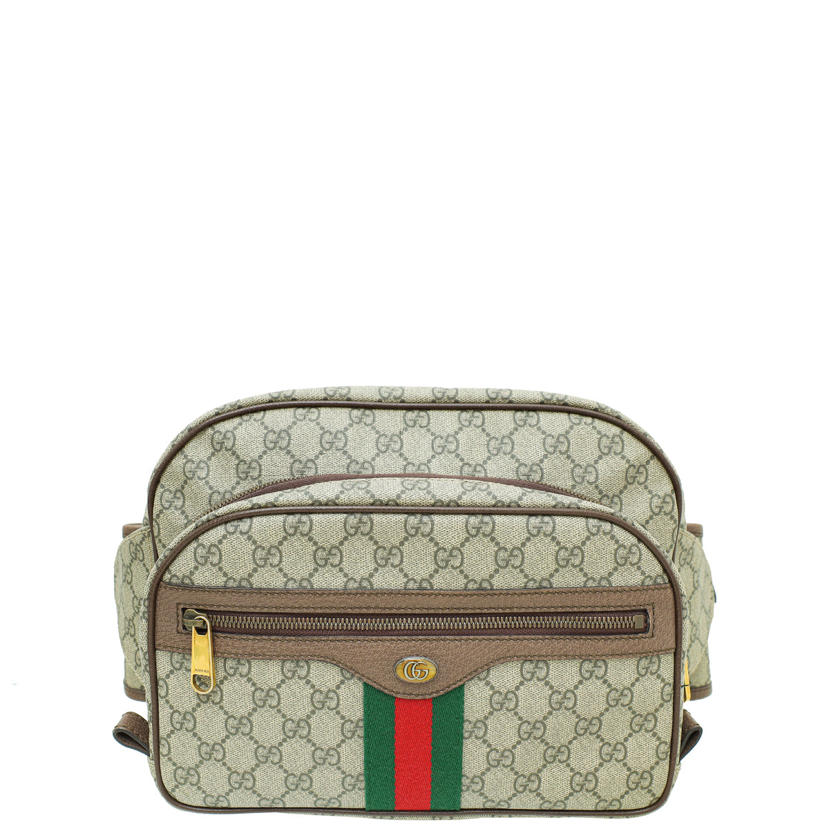 Gucci Leather Canvas Shoulder Bag