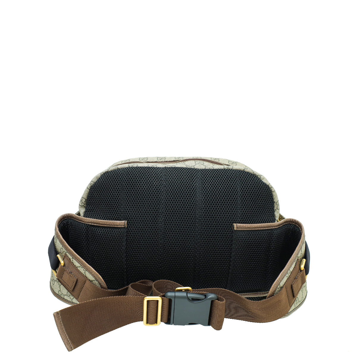Gucci Leather Canvas Shoulder Bag