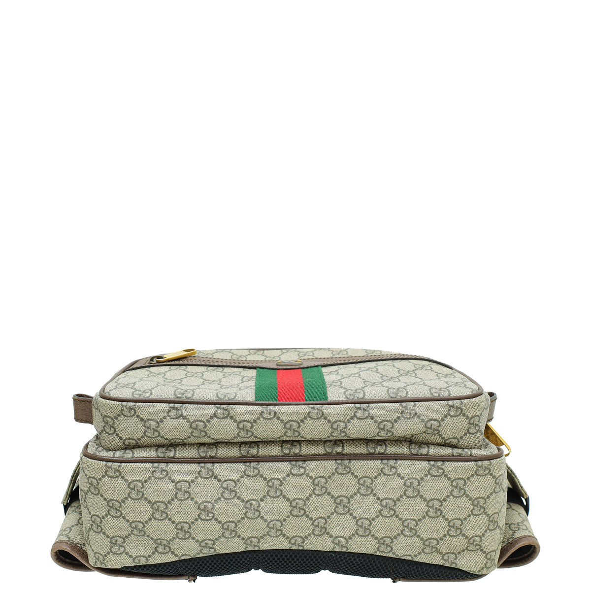 Gucci Leather Canvas Shoulder Bag
