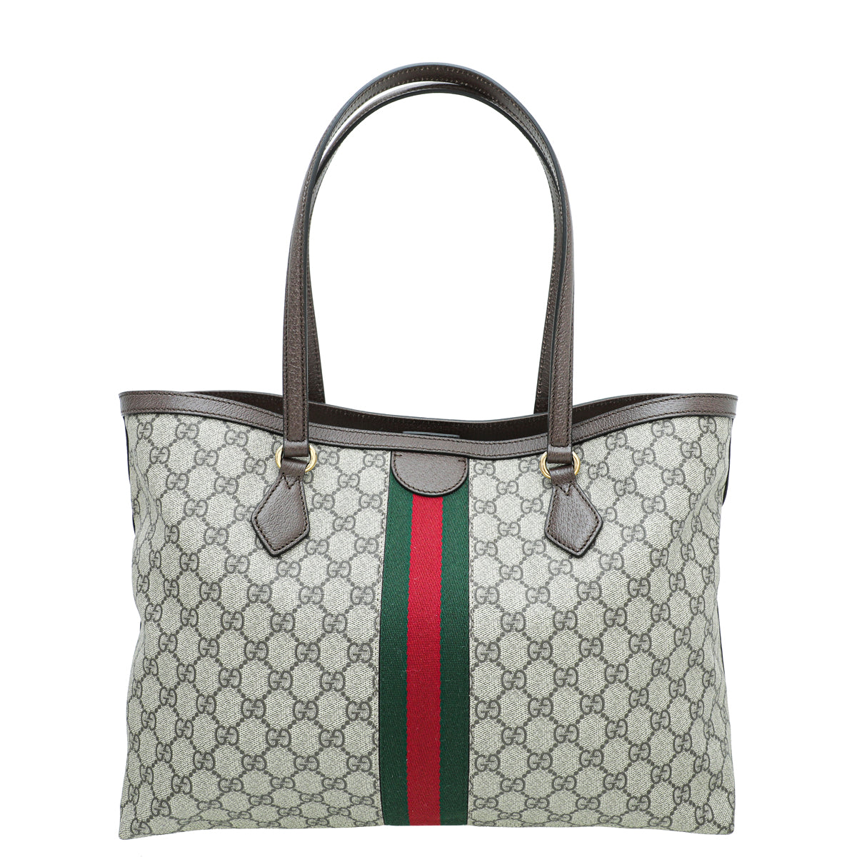 Gucci Leather Canvas Tote