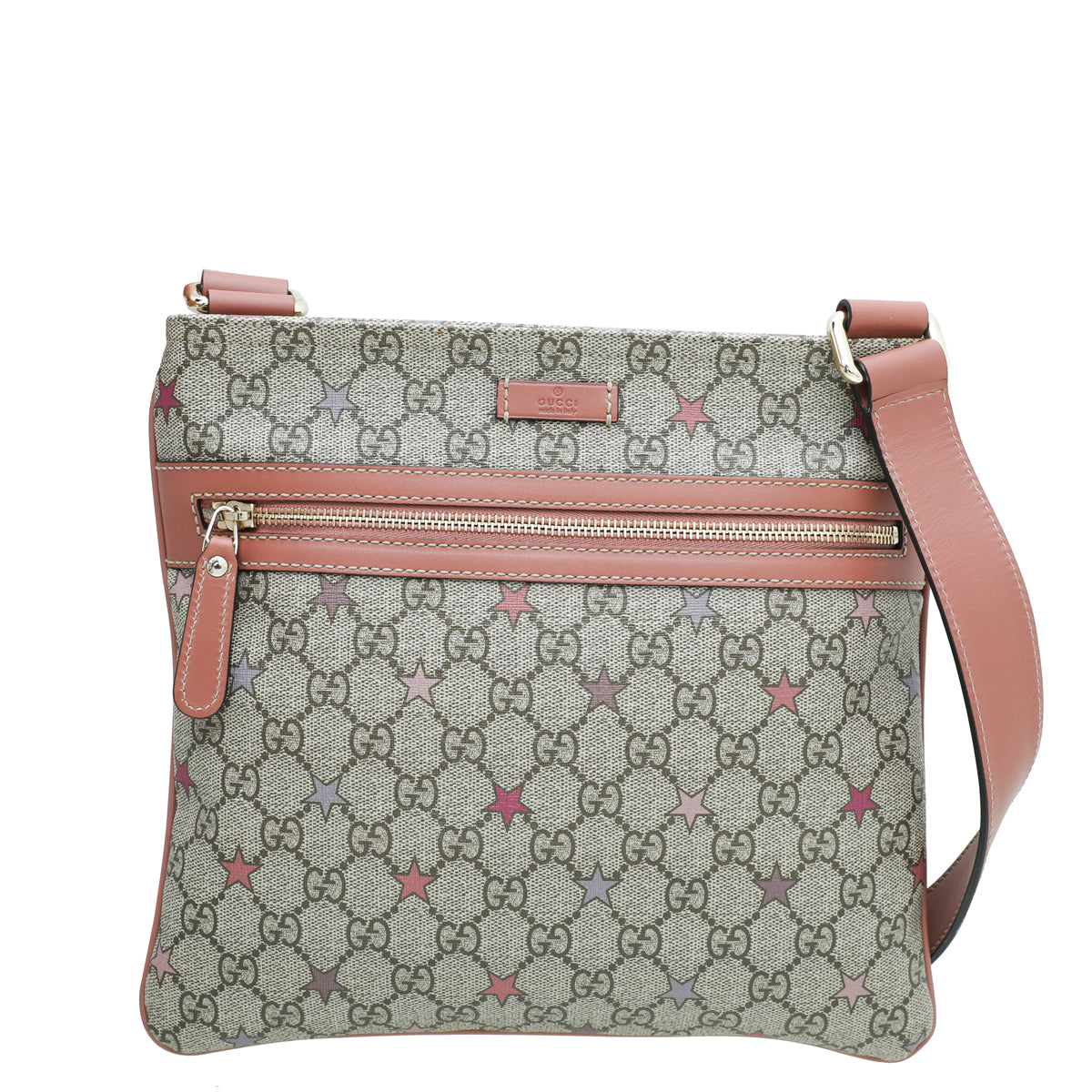 Gucci Leather Canvas Shoulder Bag