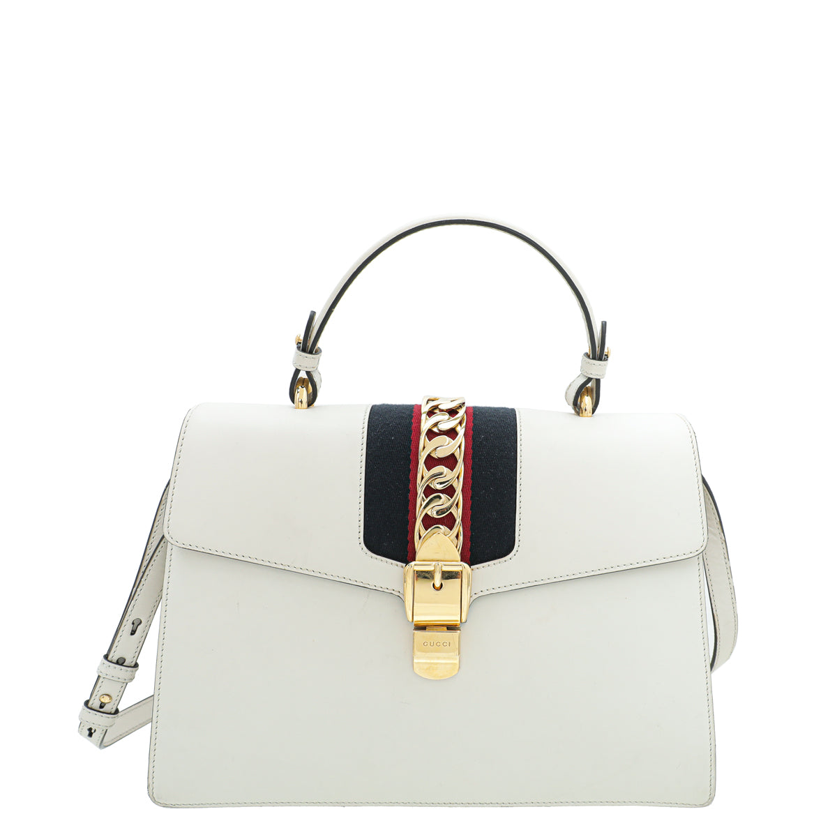 Gucci Leather Top Handle Shoulder Bag