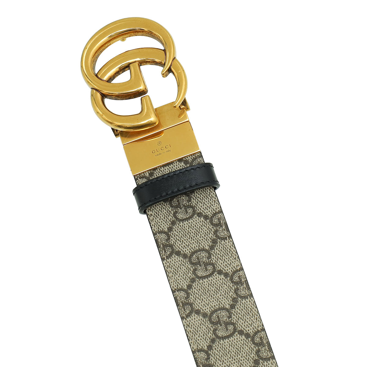 Gucci Leather Canvas Shoulder Bag