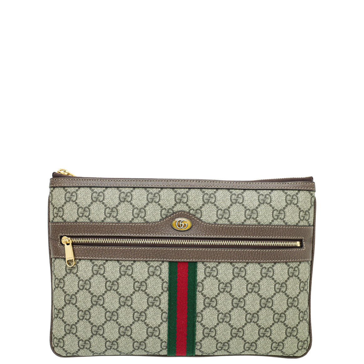 Gucci Leather Canvas Shoulder Bag