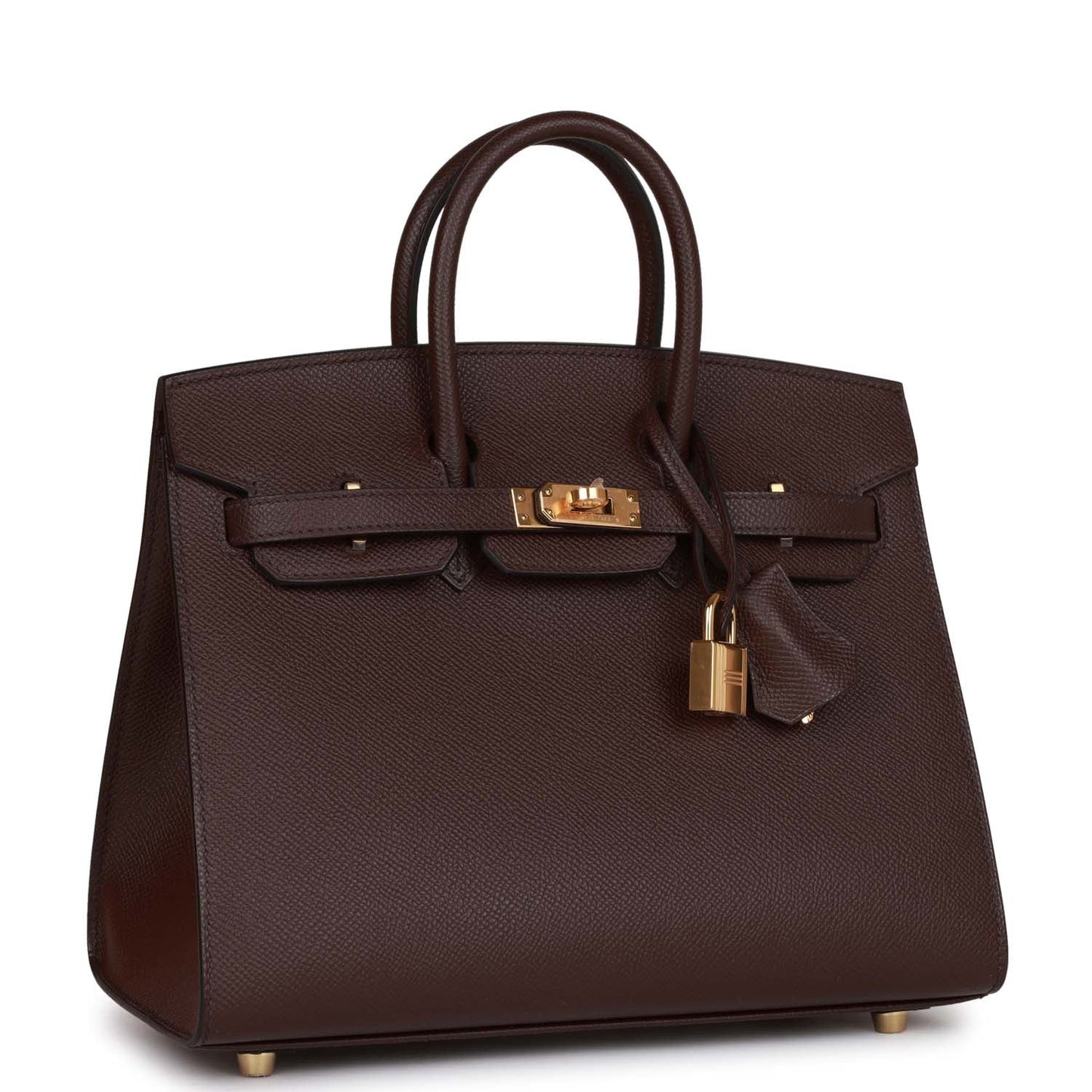 Hermes Birkin 25 Sellier Rouge Sellier Epsom Gold Hardware