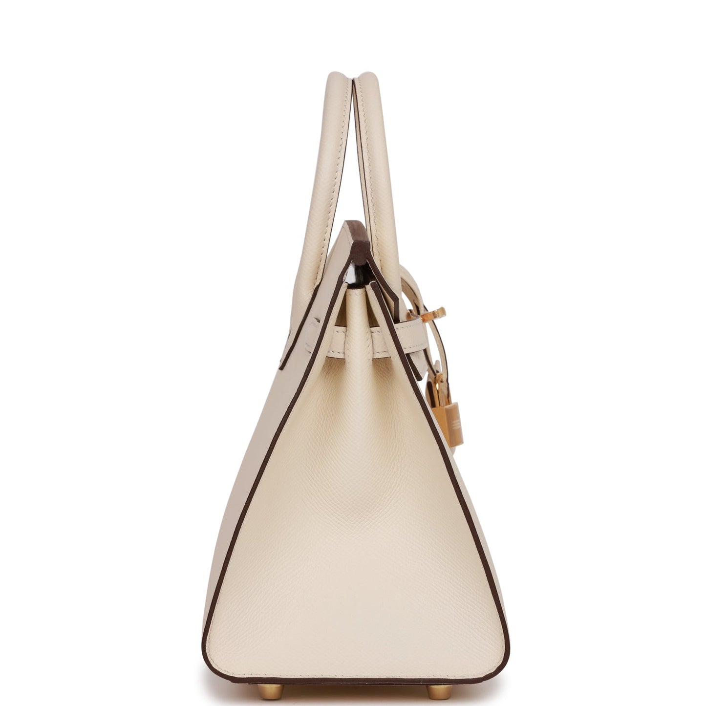 Hermes Birkin 25 Sellier Nata Epsom Gold Hardware