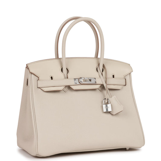 Hermes Birkin 30 Beton Togo and Swift Palladium Hardware