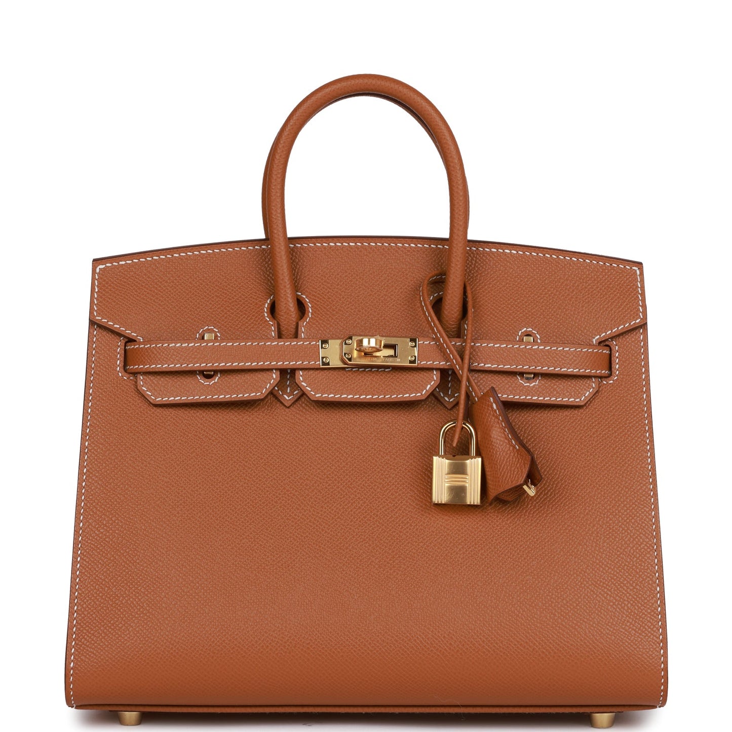 Hermes Birkin 25 Sellier Gold Epsom Gold Hardware