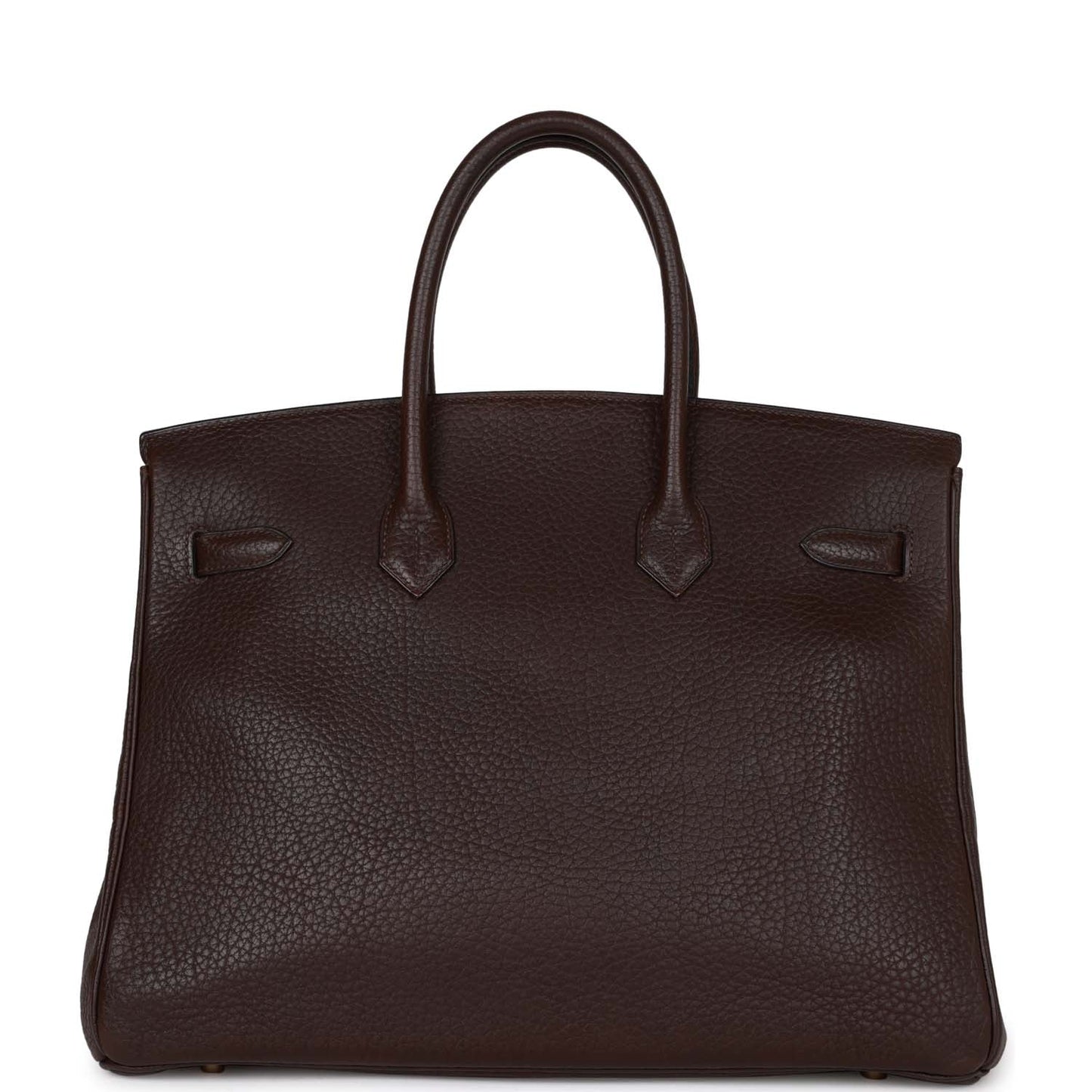Hermes Birkin 35 Marron Fonce Fjord Gold Hardware