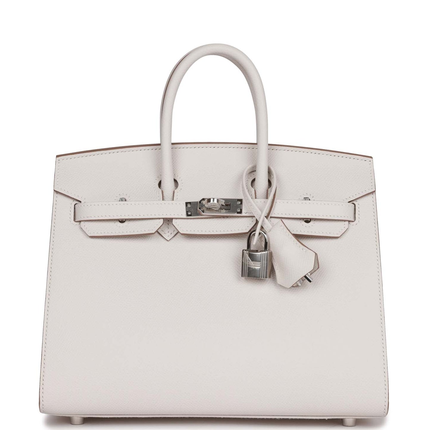 Hermes Birkin 25 Sellier Gris Pale Epsom Palladium Hardware