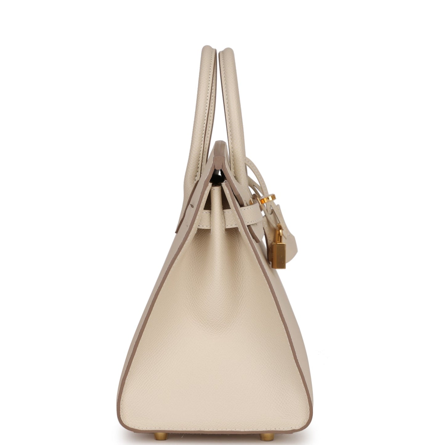 Hermes Birkin 25 Sellier Craie Epsom Gold Hardware