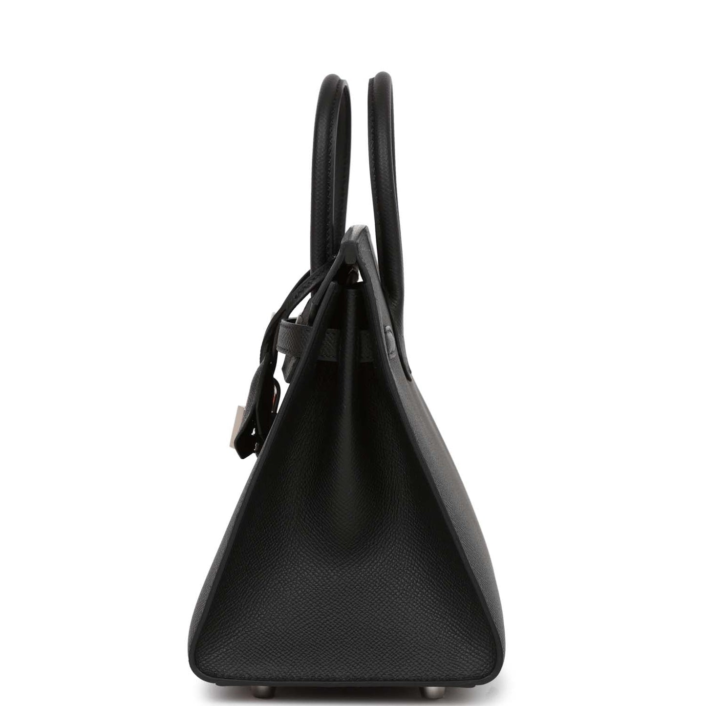 Hermes Birkin 25 Sellier Black Epsom Palladium Hardware