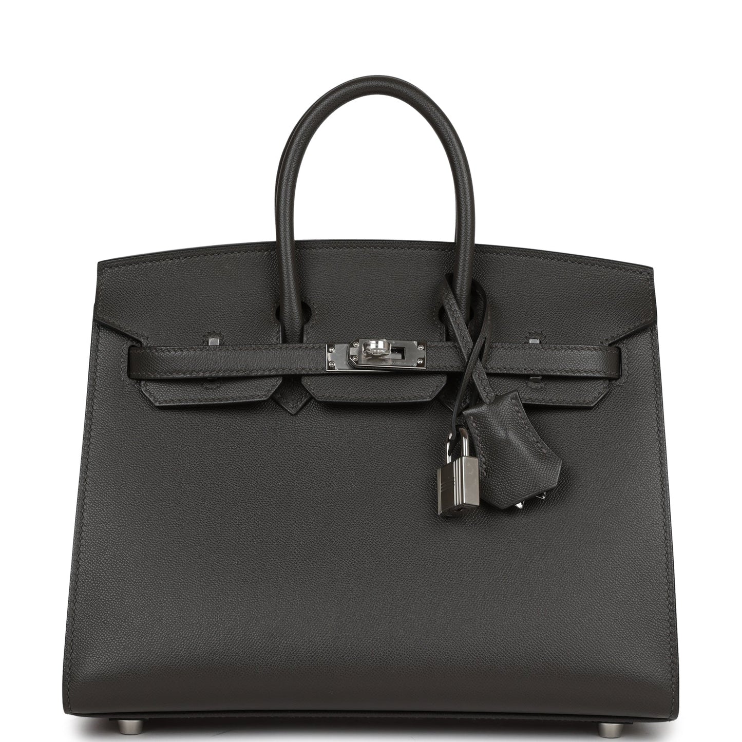 Hermes Birkin 25 Sellier Gris Meyer Madame Palladium Hardware