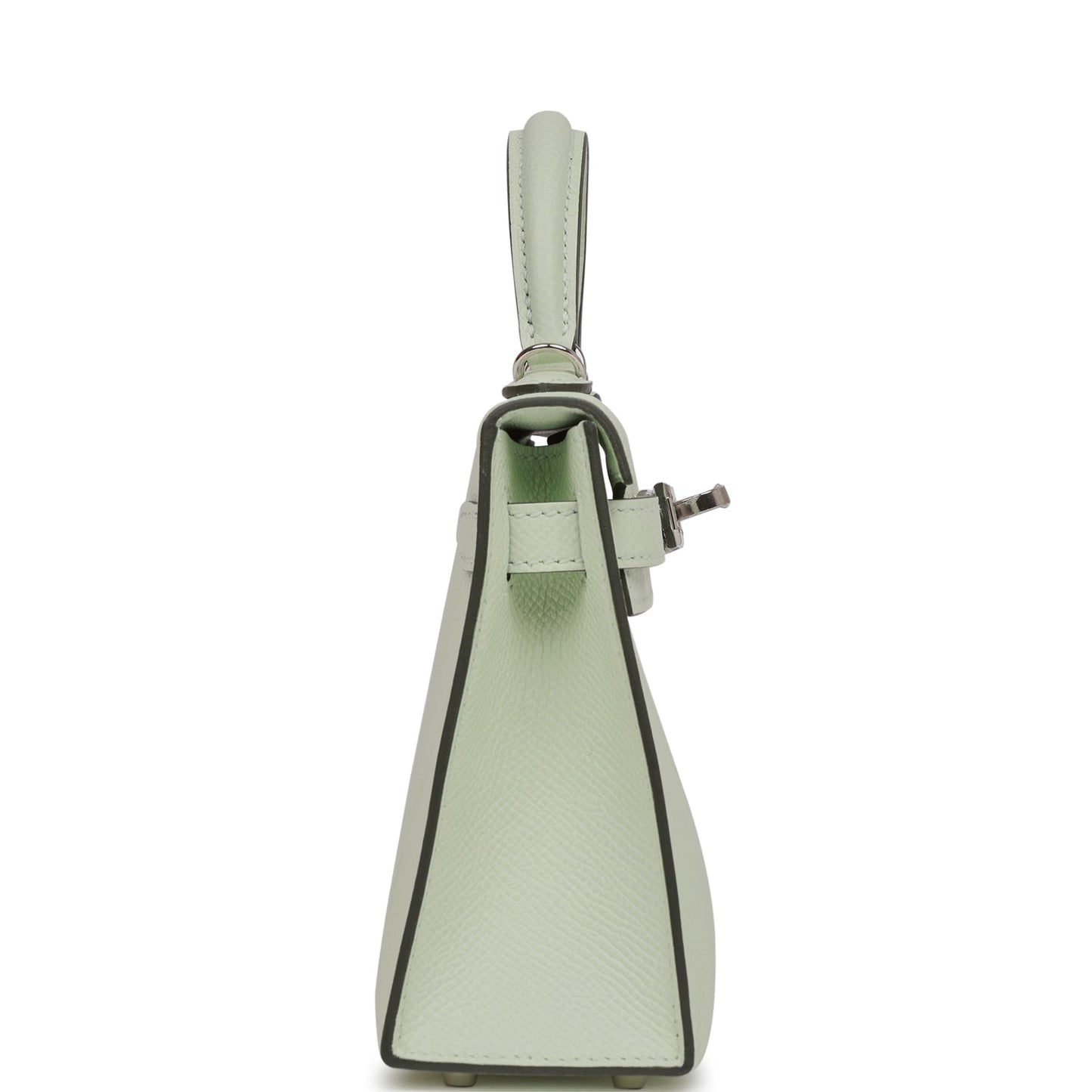 Hermes Kelly 20 Sellier Vert Fizz Epsom Palladium Hardware