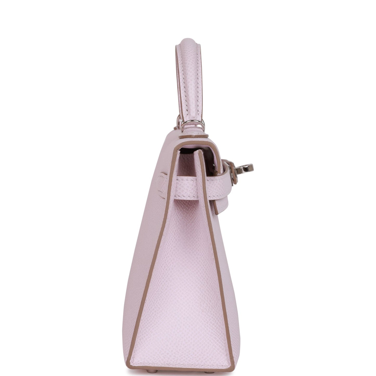 Hermes Kelly 20 Sellier Mauve Pale Epsom Palladium Hardware