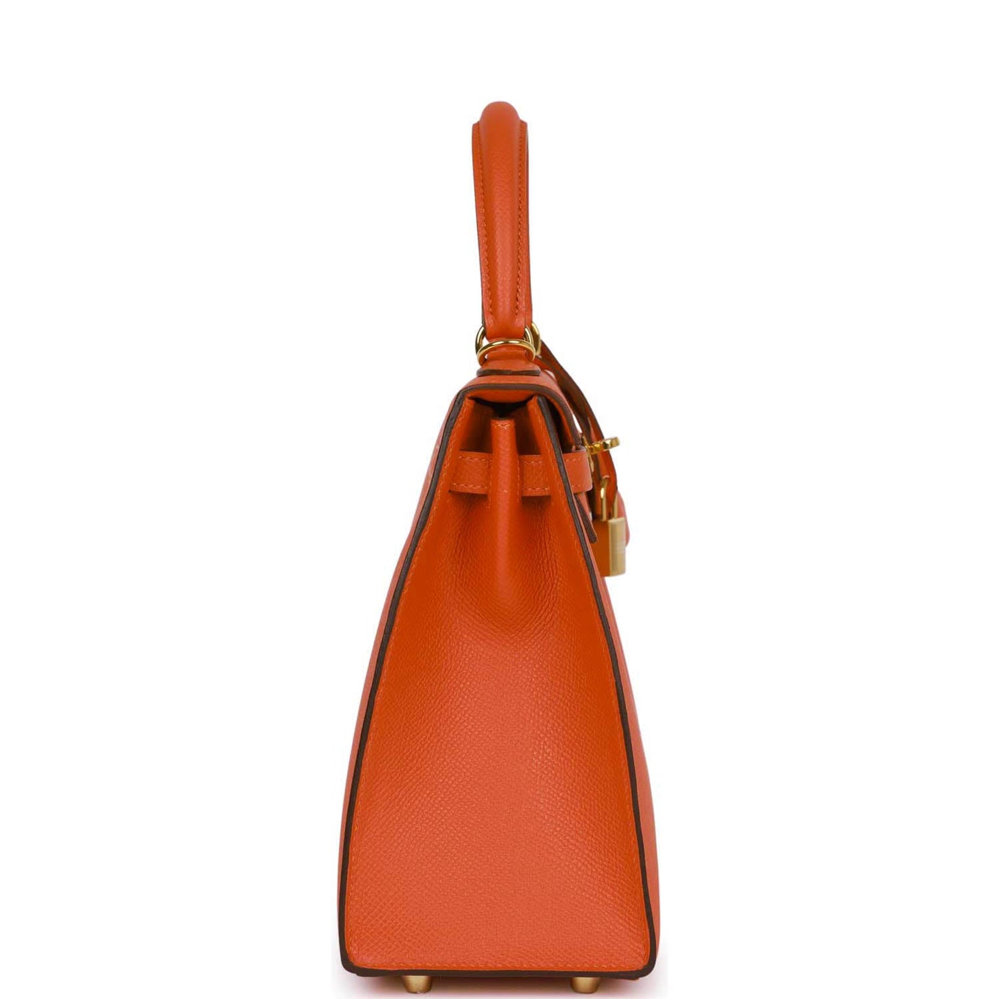 Hermes Kelly 25 Sellier Feu Epsom Gold Hardware