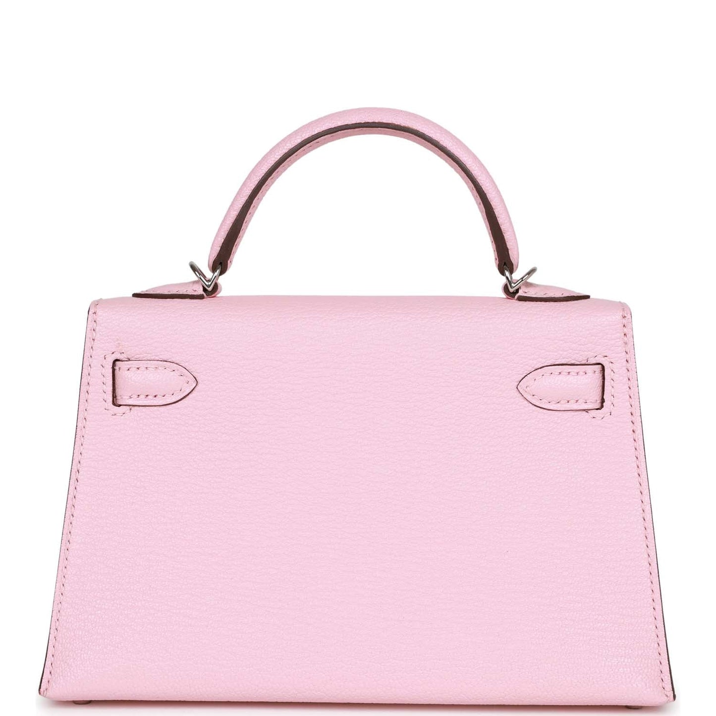 Hermes Kelly 20 Sellier Rose Sakura Chevre Palladium Hardware