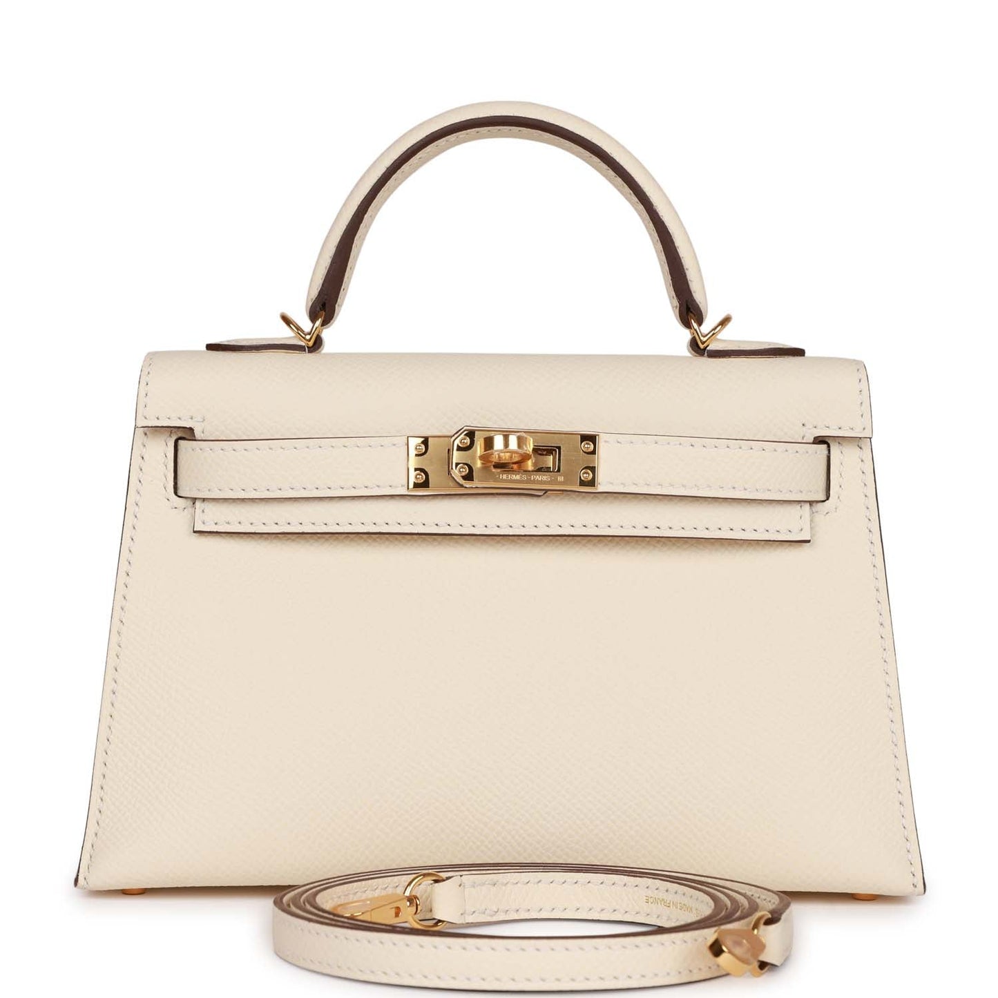 Hermes Kelly 20 Sellier Nata Epsom Gold Hardware