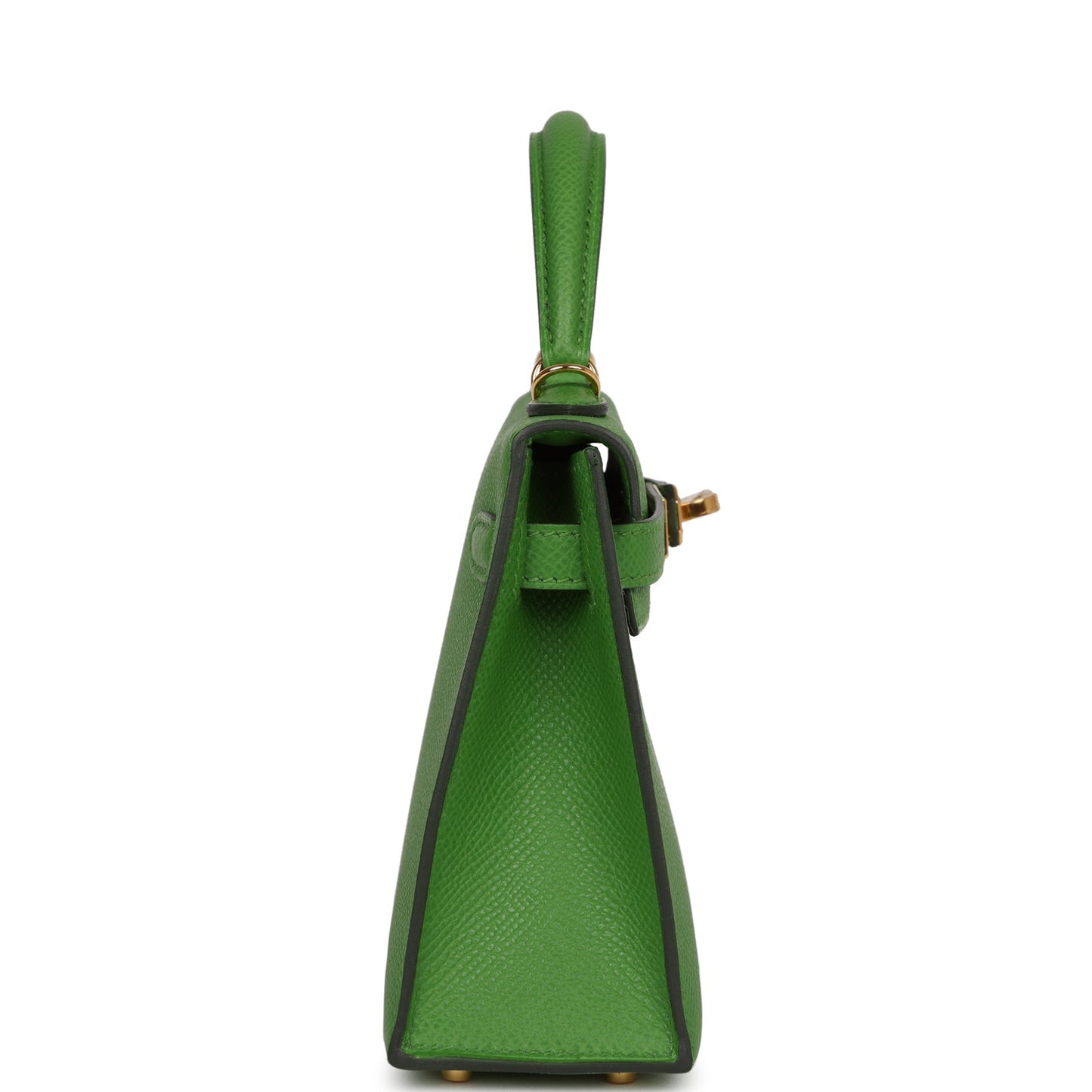 Hermes Kelly 20 Sellier Vert Yucca Epsom Gold Hardware