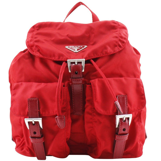 PRADA Backpack Nylon Red VERA SPORT Women