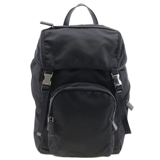 PRADA Backpack Nylon black unisex(Unisex)