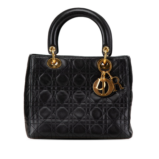 Dior Lady Dior Quilted Leather Handbag