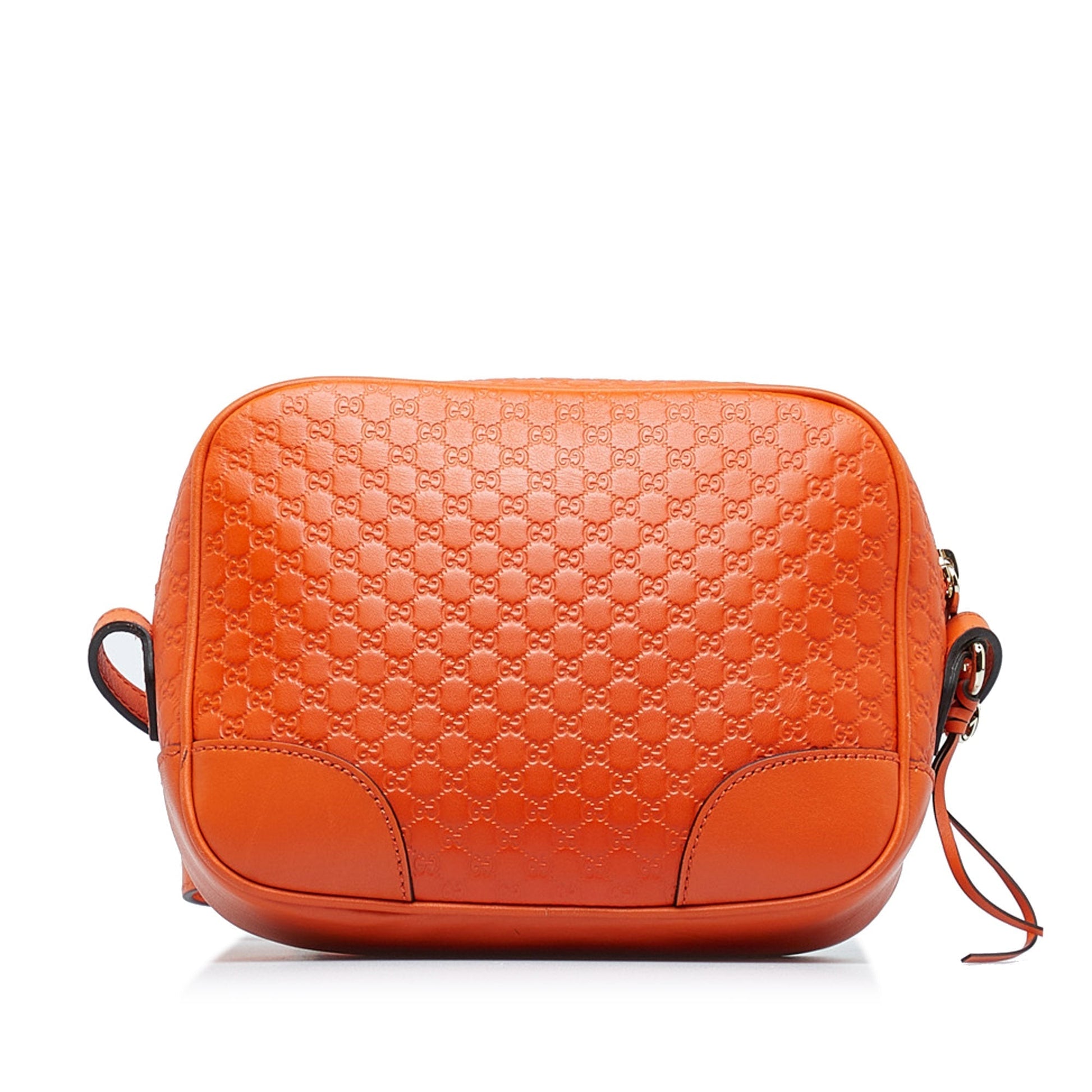 Gucci Orange Leather Crossbody