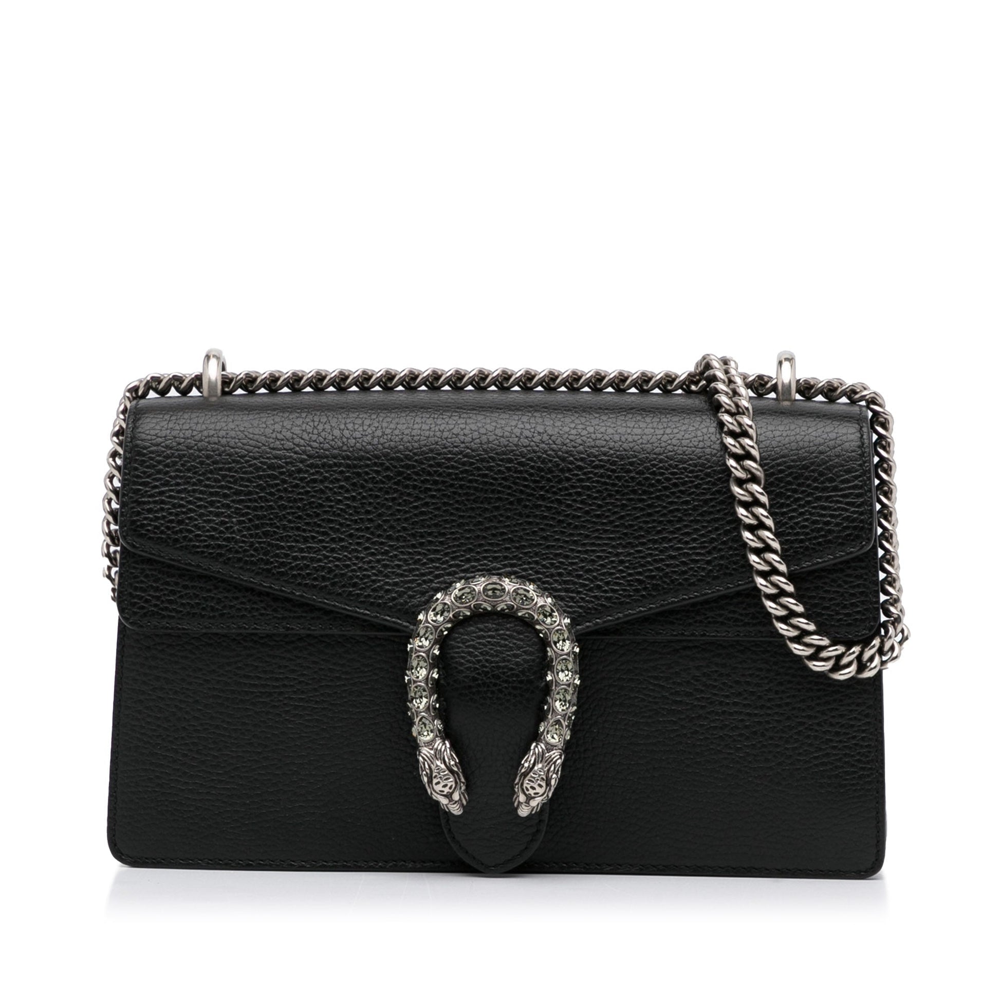 Gucci Dionysus Black Leather Chain Shoulder Bag Style 2