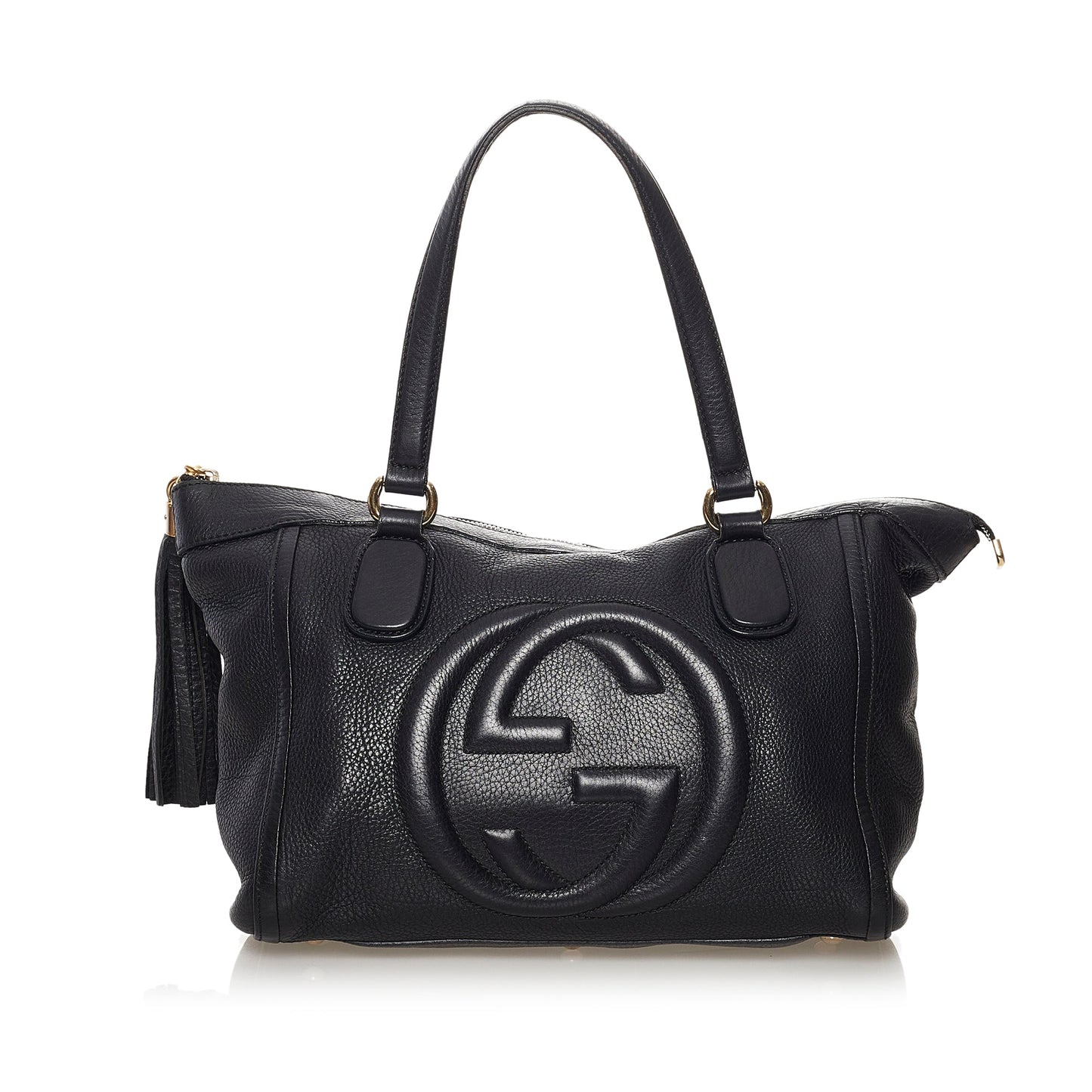 Gucci Soho Black Leather Tote Style 3