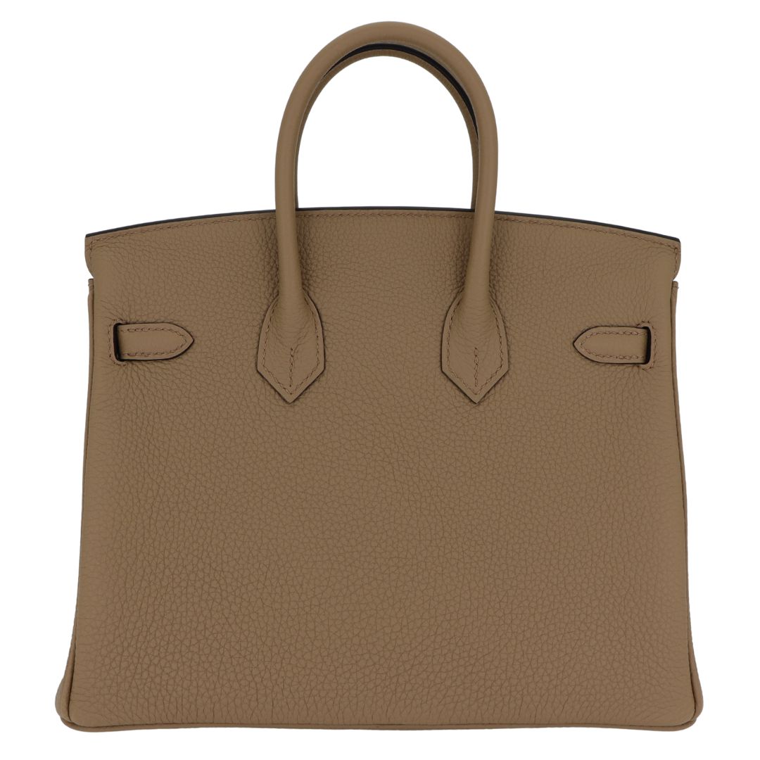 Hermes25cm Birkin Beige Marfa Togo Leather Gold Hardware