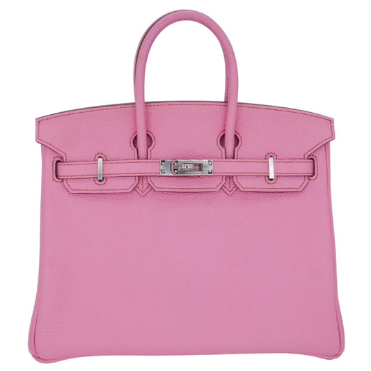 Hermes25cm Birkin Bubblegum Togo Palladium Hardware