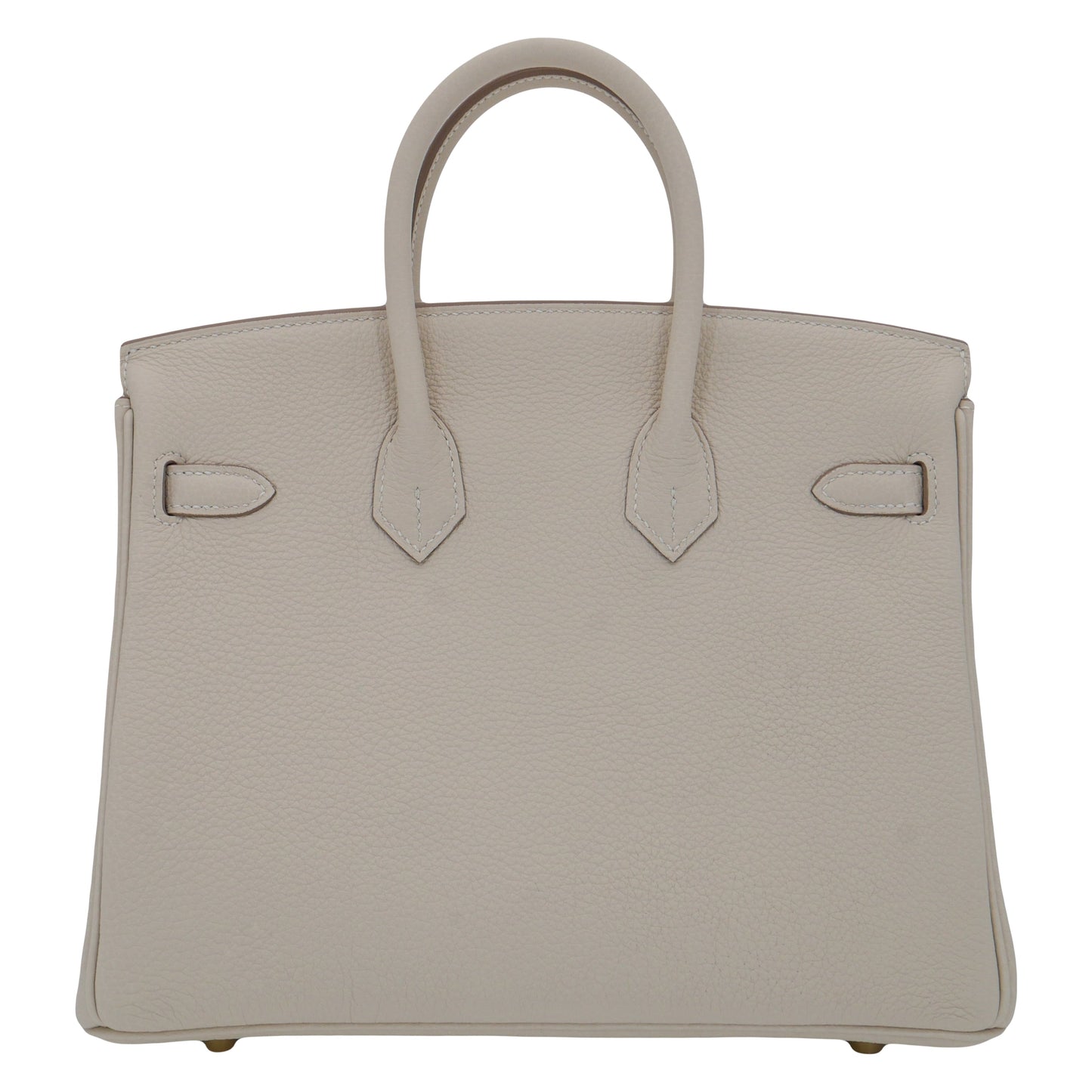 Hermes25cm Birkin Craie Togo Leather Gold Hardware