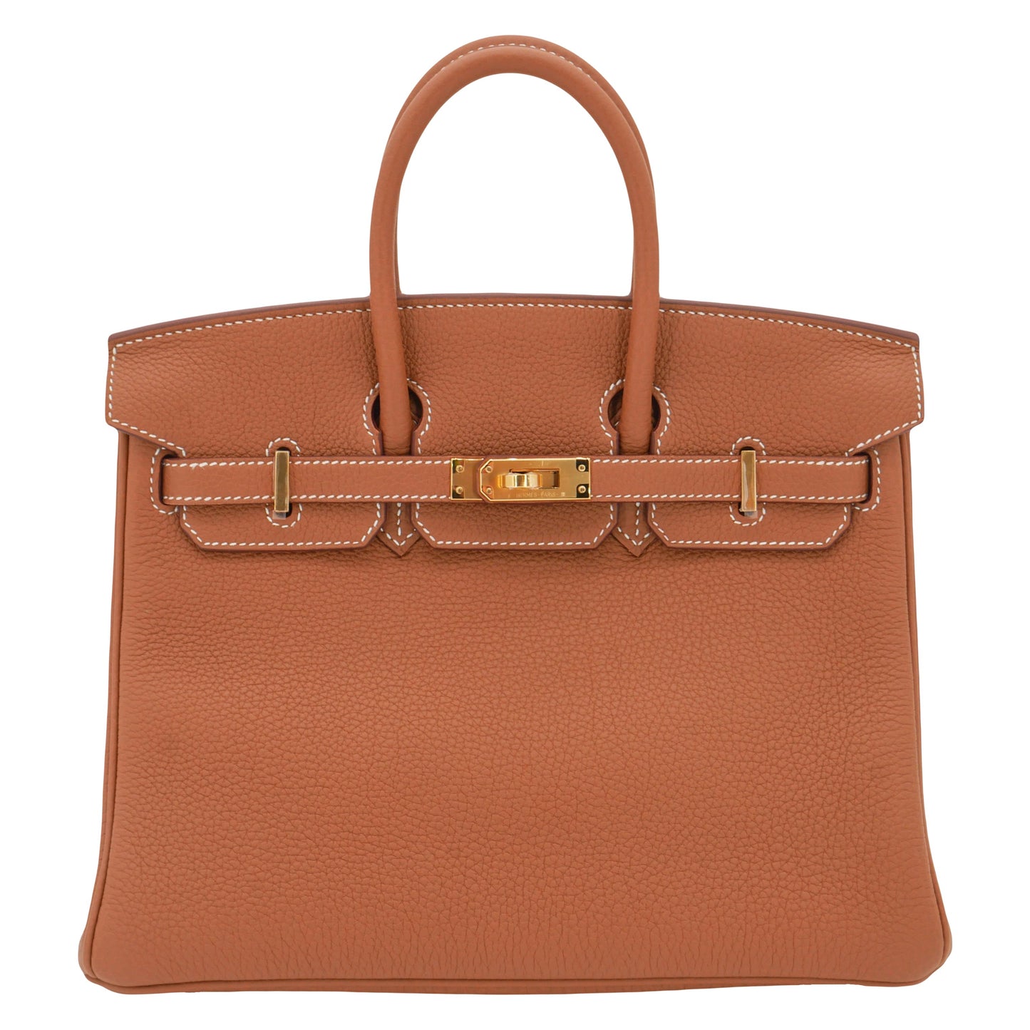 Hermes25cm Birkin Gold Togo Leather Gold Hardware
