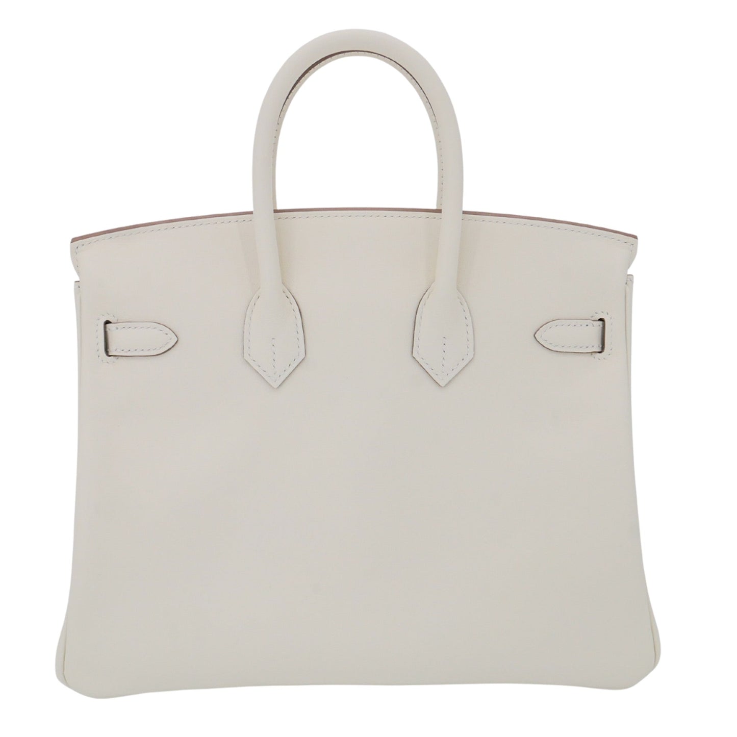 Hermes25cm Birkin Mushroom Swift Leather Palladium Hardware