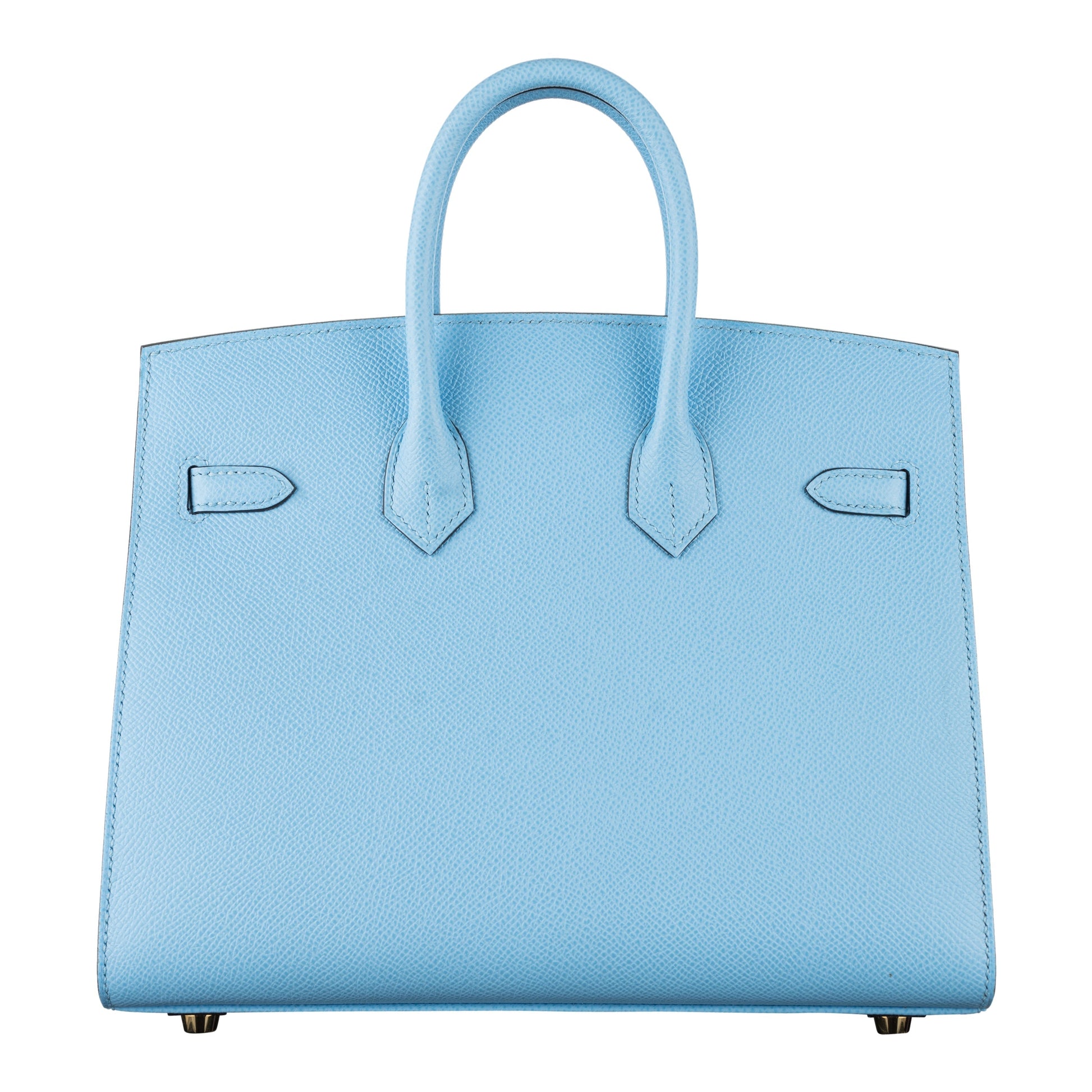 Hermes25cm Birkin Sellier Celeste Epsom Leather Gold Hardware