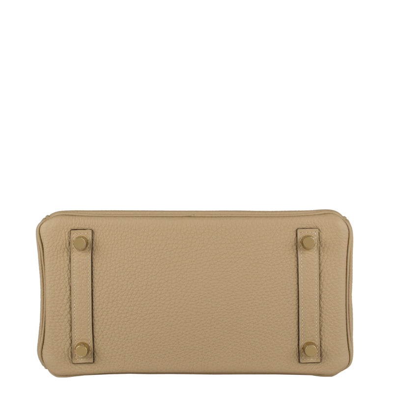 Hermes25cm Birkin Trench Togo Leather Gold Hardware