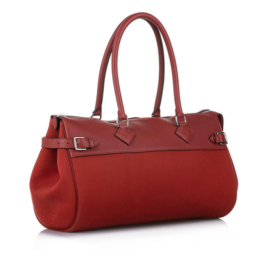 Luxury Hermes Atlas Canvas Shoulder Bag (SHG-24051)