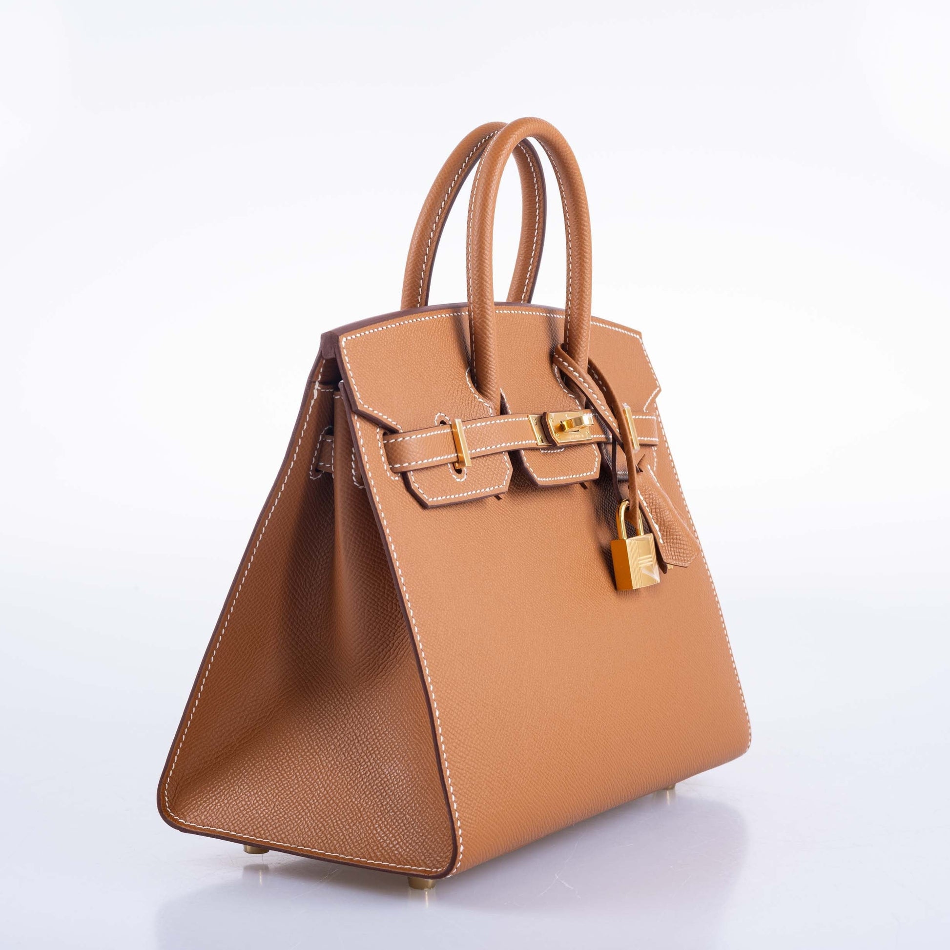 HermesBirkin 25 Sellier Gold Epsom Gold Hardware