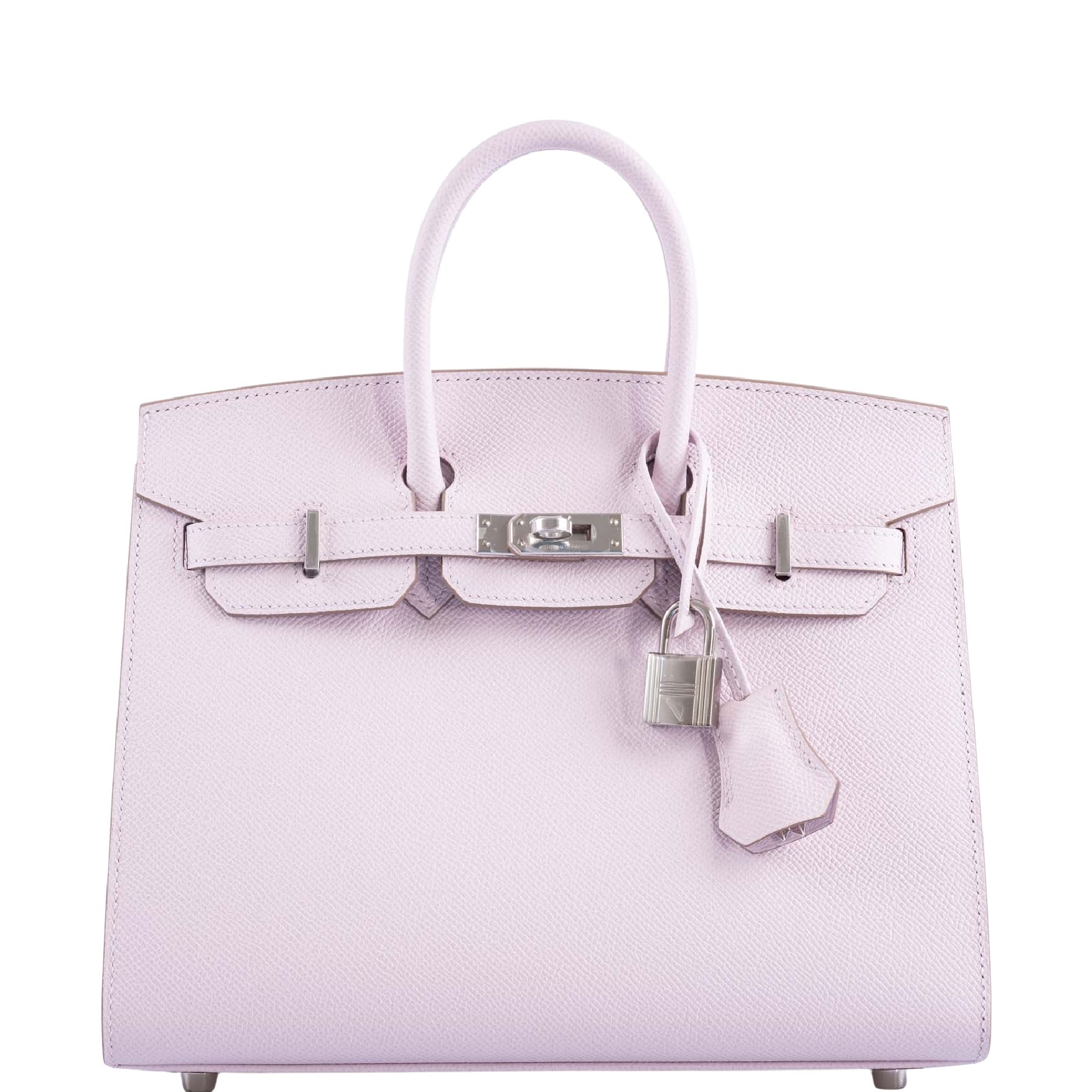 HermesBirkin 25 Sellier Mauve Pale Epsom Palladium Hardware