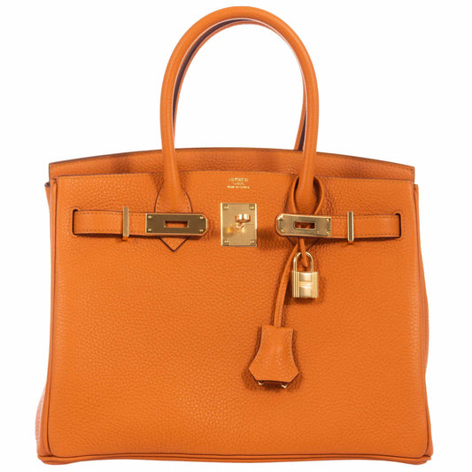 HermesBirkin 30 Abricot (Apricot) Togo Gold Hardware