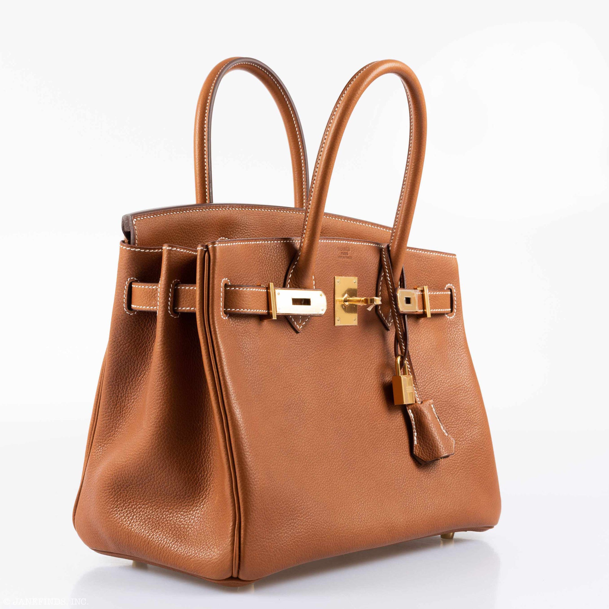 HermesBirkin 30 Barenia Faubourg Gold Hardware - 2019, D