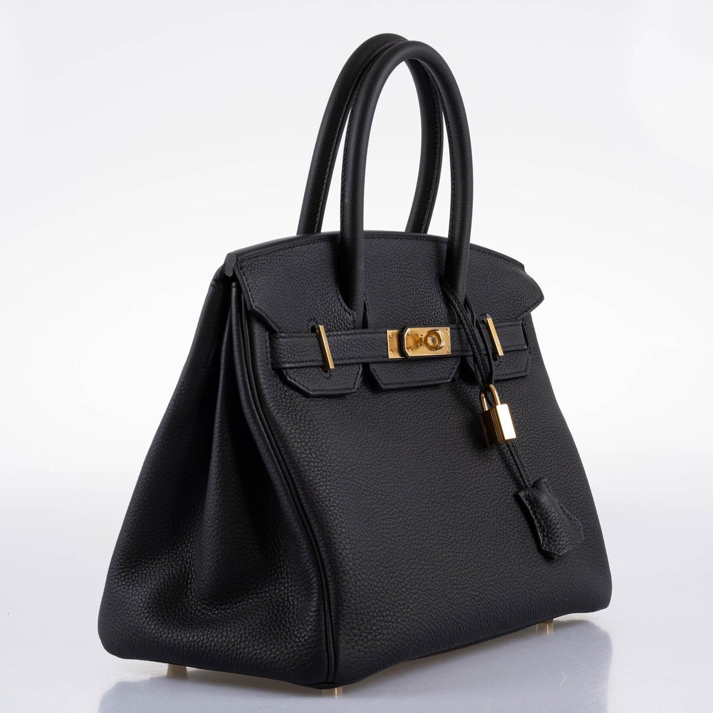 HermesBirkin 30 Black Togo Gold Hardware - 2021, Z
