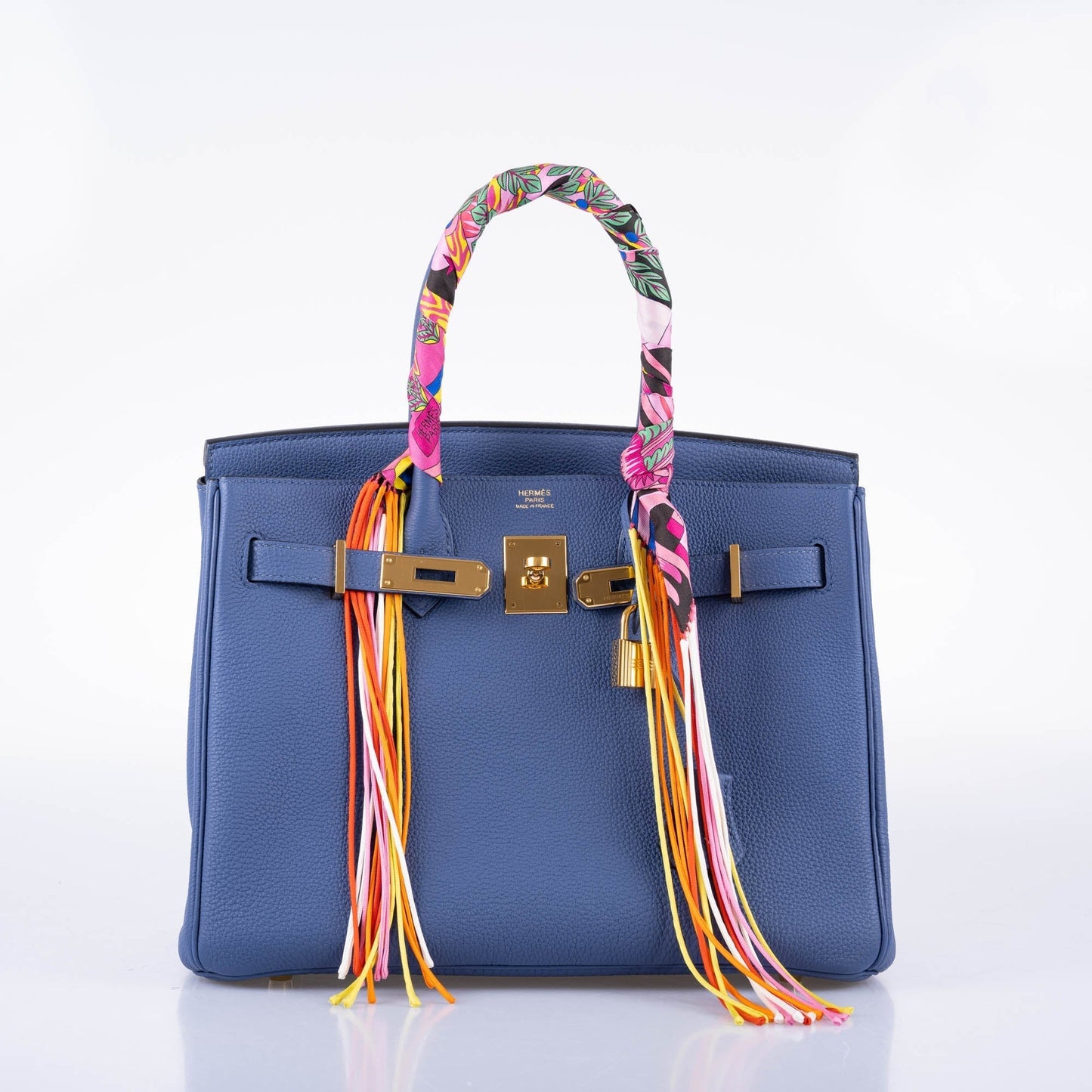 HermesBirkin 30 Blue Brighton Togo with Gold Hardware - 2018, C