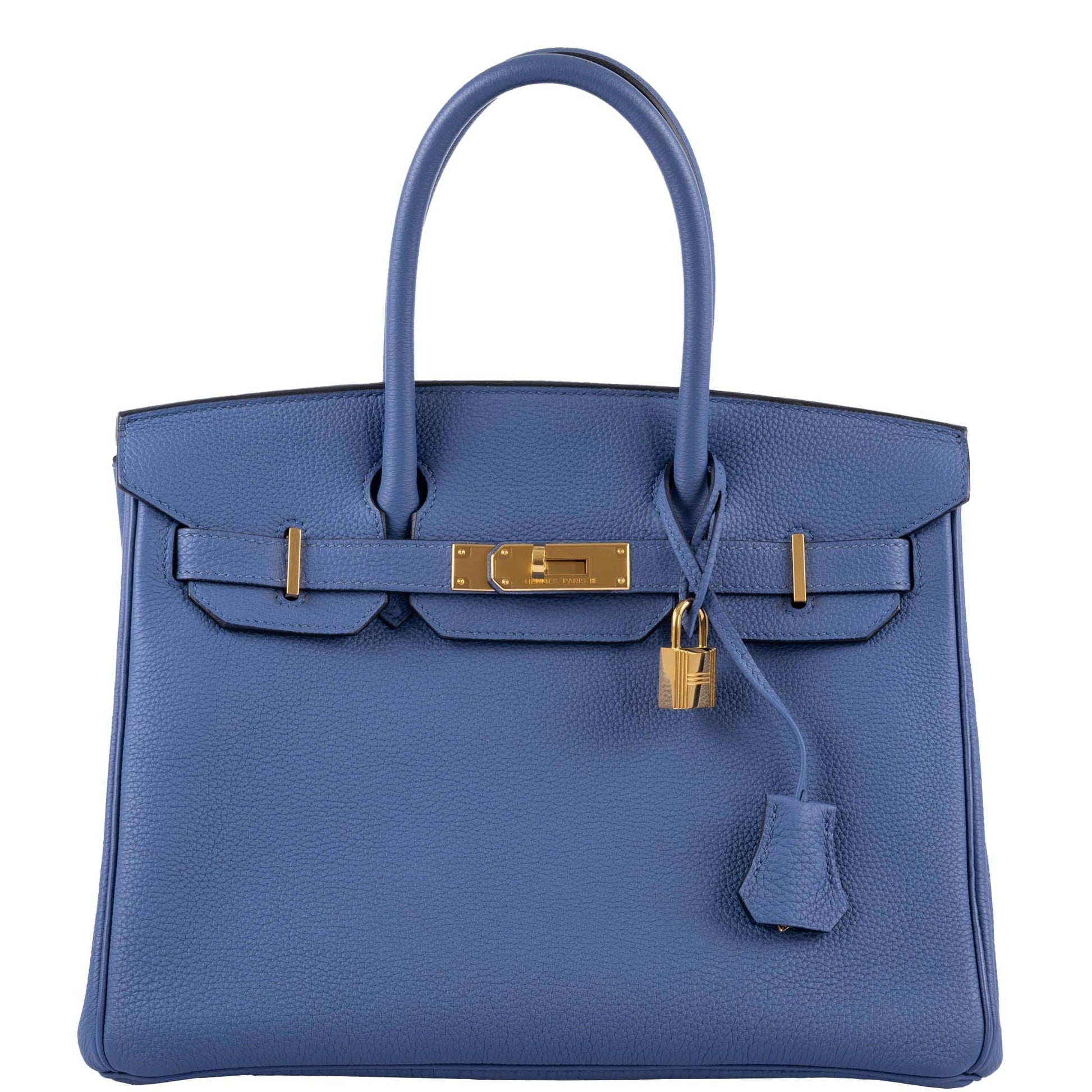 HermesBirkin 30 Blue Brighton Togo with Gold Hardware - 2018, C